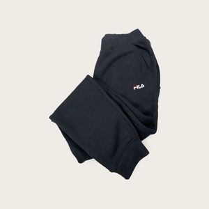 FILA Joggers Sweat Pants Size S Black